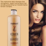shampooing réparateur farmasi keratin therapy