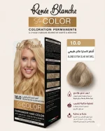 renée blanche socolor coloration permanente cheveux 10.0 blond extra clair naturel