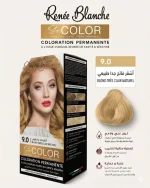 renée blanche socolor coloration permanente cheveux 9.0 blond clair naturel