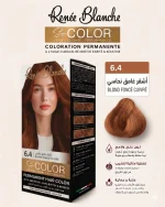renée blanche socolor coloration permanente cheveux 6.4 blond foncé cuivre