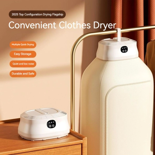 sèche-linge électrique portable pliable silencieux économique 400w