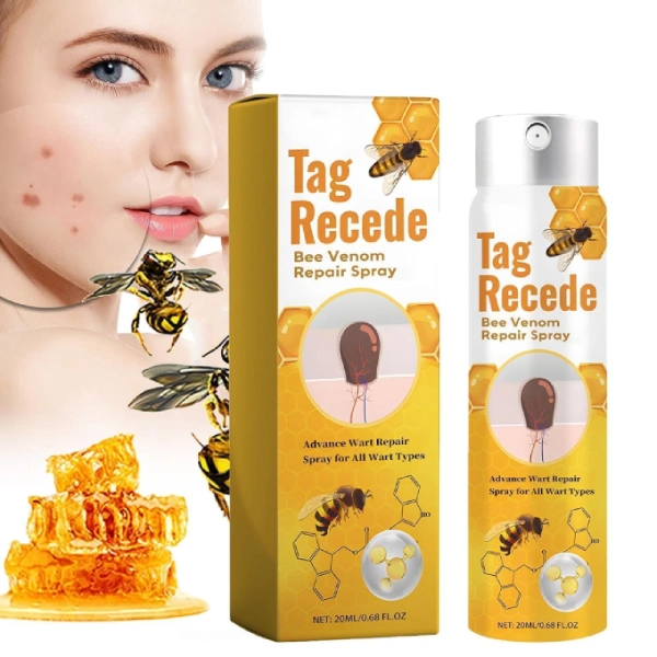 tag recede spray de traitement peau cutané anti-taches au venin d'abeille