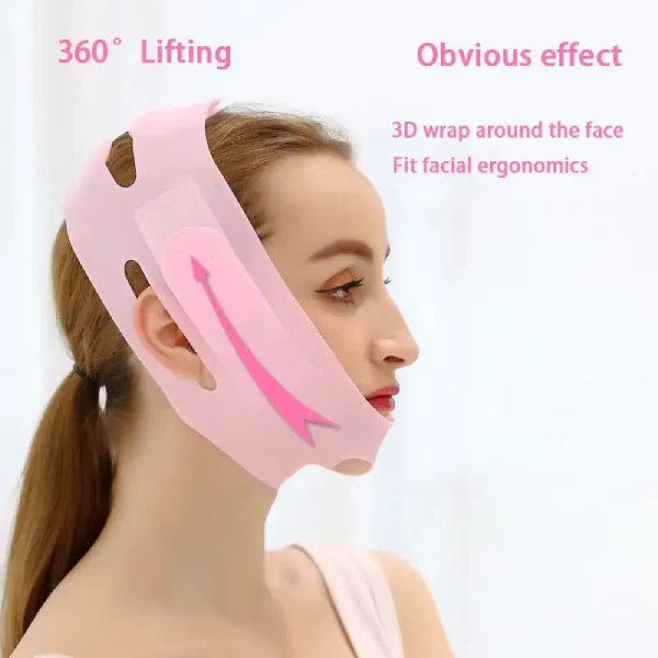 v-line sculpt sangle de lifting facial mentonnière anti-double menton