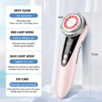 Appareil Anti-Rides et Lifting Visage & Cou avec Photothérapie LED et Micro-Courants EMS – Image 5