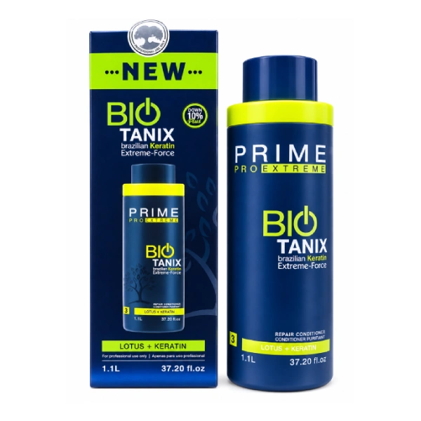 bio tanix brazilian keratin lotus repair conditioner extreme force prime pro extreme 1.1l