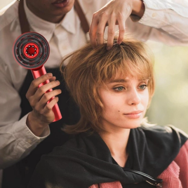 brosse de massage électrique shiatsu et applicateur d'huile pour cuir chevelu
