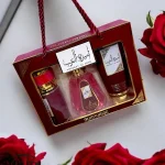 coffret cadeau femme eau de parfum, brume, lotion corps ameerat al arab burphrise