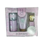 coffret parfum pour femme burphrise yara, eau de parfum, brume, lotion corps