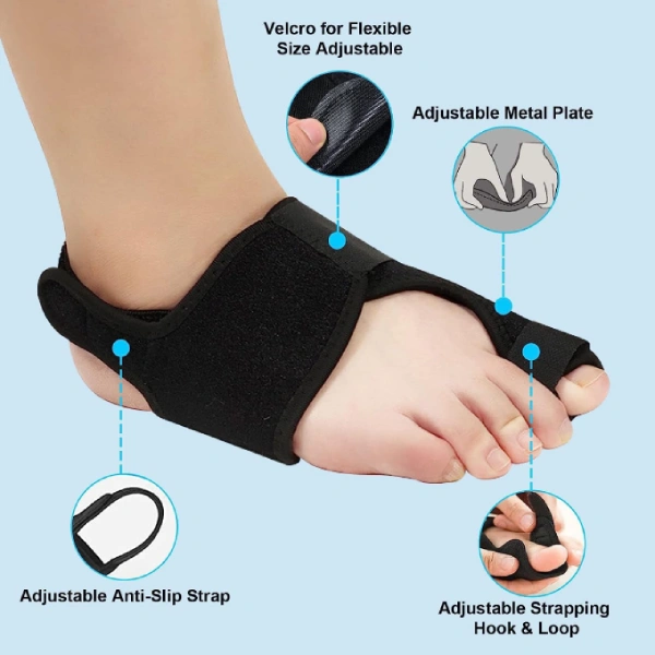 orthèse correcteur d'hallux valgus redresseur d'orteil gros