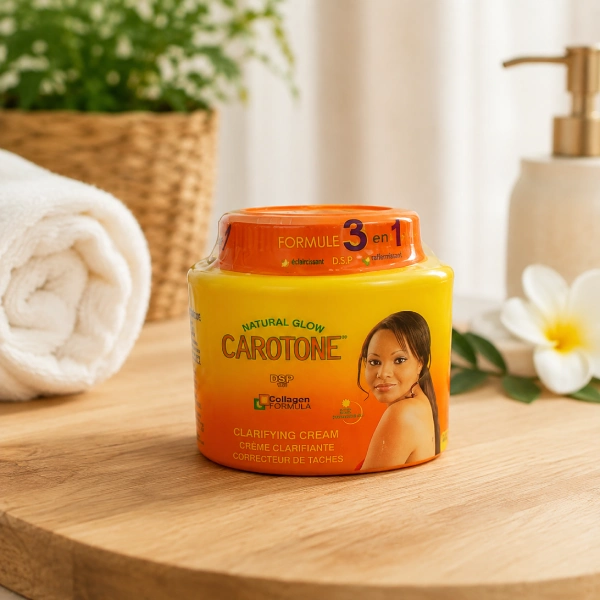 crème éclaircissante unifiante carotone natural glow 3en1