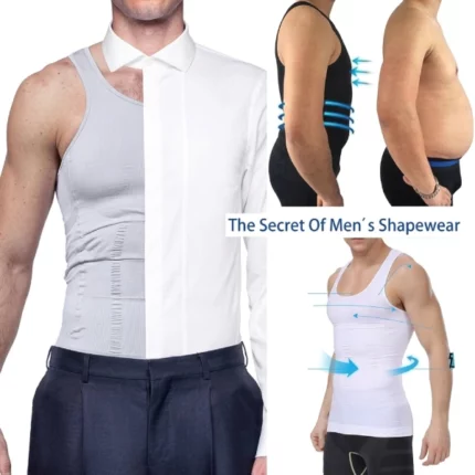 débardeur de compression gainant amincissant pour homme just one shapers