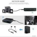 transmetteur émetteur récepteur audio sans fil bluetooth 5.0 kn321 kn319 pour PC, TV, haut-parleur, casque