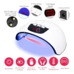 lampe uv led pour ongles 54w avec capteur automatique funshowcase