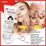 gel nettoyant éclaircissant hydratant visage à l'acide kojique kojic acid facial cleanser dr meinaier 120ml