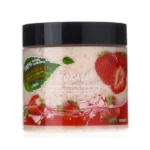 gommage corporel naturel wokali body scrub strawberry 500ml