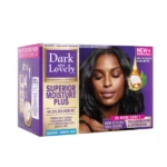 kit de défrisage sans soude dark and lovely superior moisture plus regular