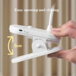 lampe de bureau à pince avec col de cygne flexible 360° usb