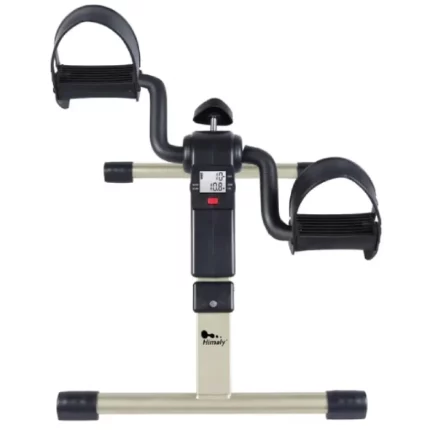 mini vélo pédalier d'exercice pliable 2en1 pour bras et jambes avec écran lcd