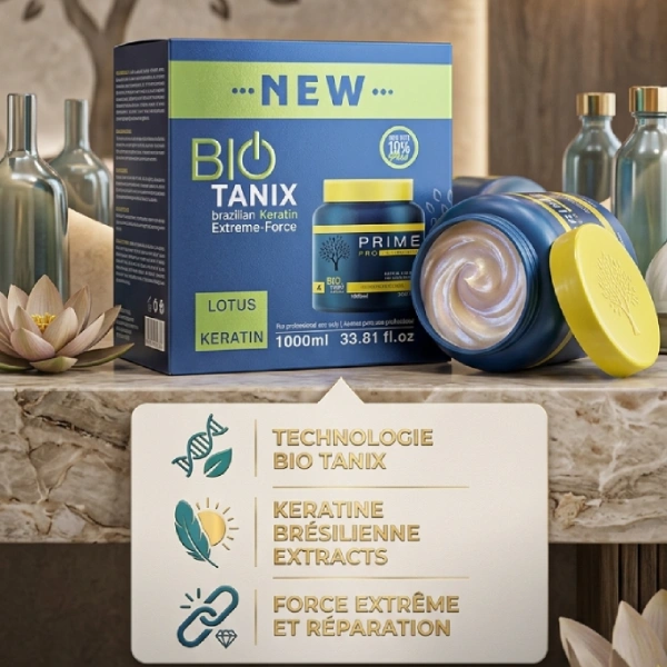bio tanix brazilian keratin repair hair mask masque capillaire réparateur 1000ml