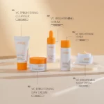 coffret de soins éclaircissant anti-âge vitamine c dr rashel vitamin c brightening skin care set 5 pièces