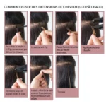 Fer à Lisser & Fusion Professionnel pour Extensions de Cheveux Loof - Noir – Image 4