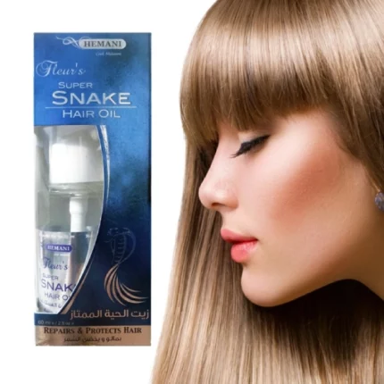 huile capillaire fortifiante hemani fleur's super snake hair oil 60ml