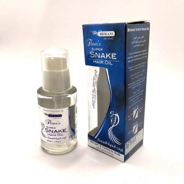 huile capillaire fortifiante hemani fleur's super snake hair oil 60ml