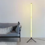 Lampe d'Angle sur pied LED RVB 1,2 m – Synchronisation Musicale, Bluetooth & Télécommande – Image 3