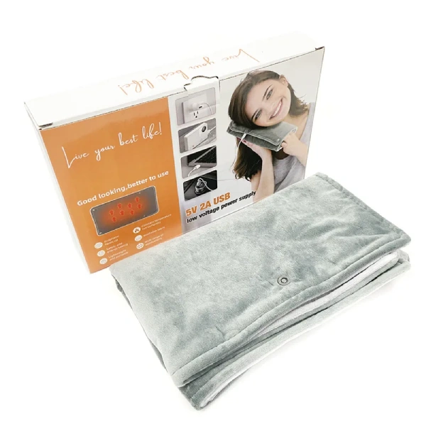 pochette coussin chauffe-mains électrique usb en graphène