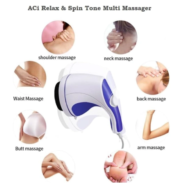 relax & tone appareil de massage corporel 4en1 sculptant amincissant relaxant anti-cellulite