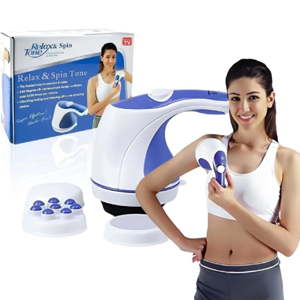 relax & tone appareil de massage corporel 4en1 sculptant amincissant relaxant anti-cellulite